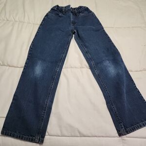 Classic Blue Jeans Adjustable Waist